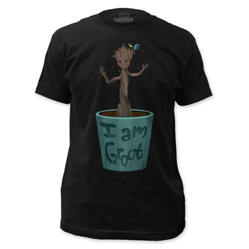 Guardians of the Galaxy Baby Dancing Groot Black T-Shirt